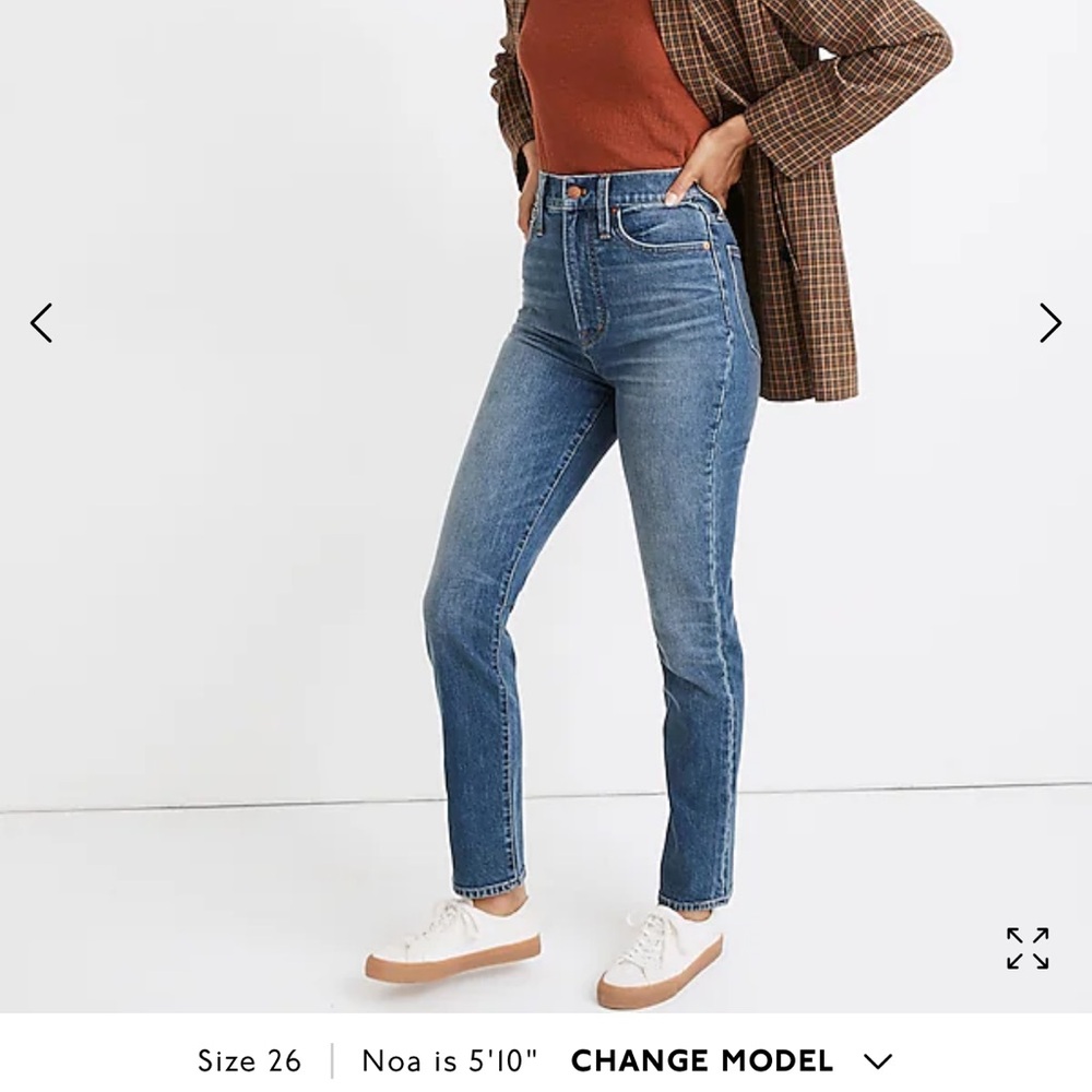 Madewell The Highest-Rise Perfect Vintage Jean in Longisle Wash